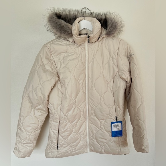 Columbia Frosty Heights Jacket Omni-Heat Ivory Women’s Small Jacket New W/Tags - Picture 1 of 12
